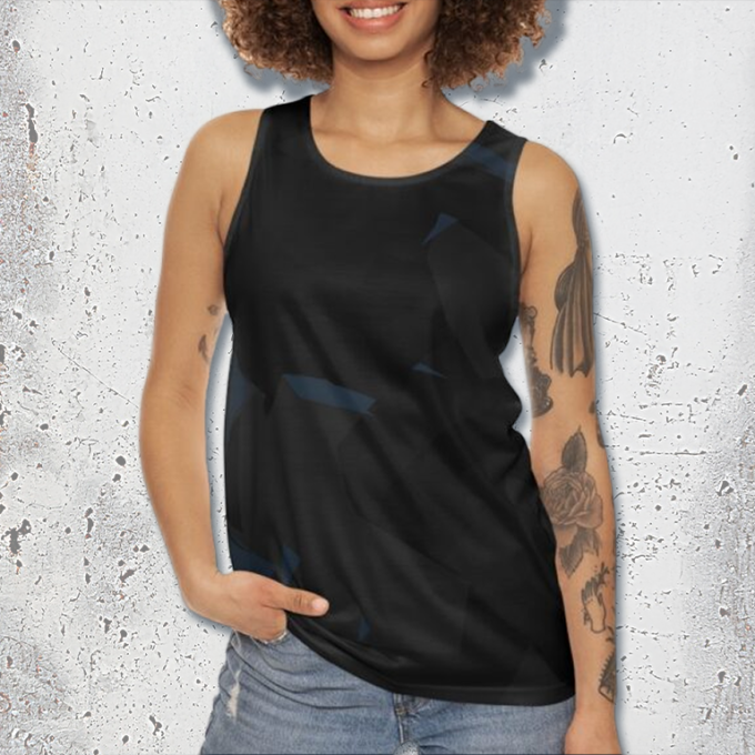 Midnight Tank Dual Camo Fitted