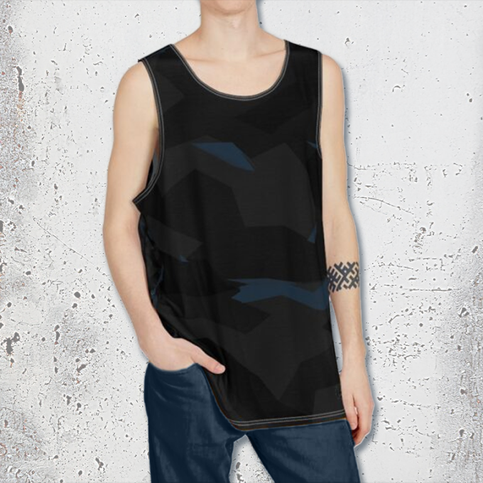 Midnight Tank Dual Camo Oversize
