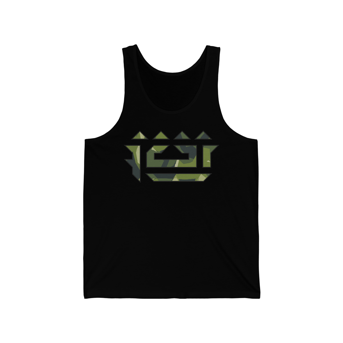 Jungle Big Logo Unisex Jersey Tank - Image 2