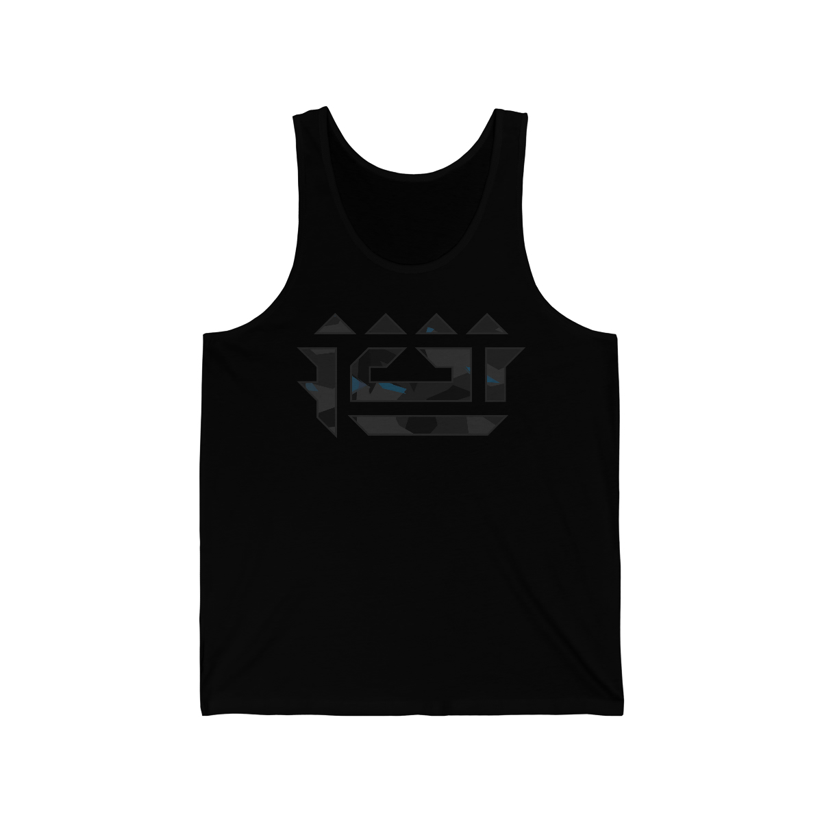Midnight Big Logo Unisex Jersey Tank - Image 2